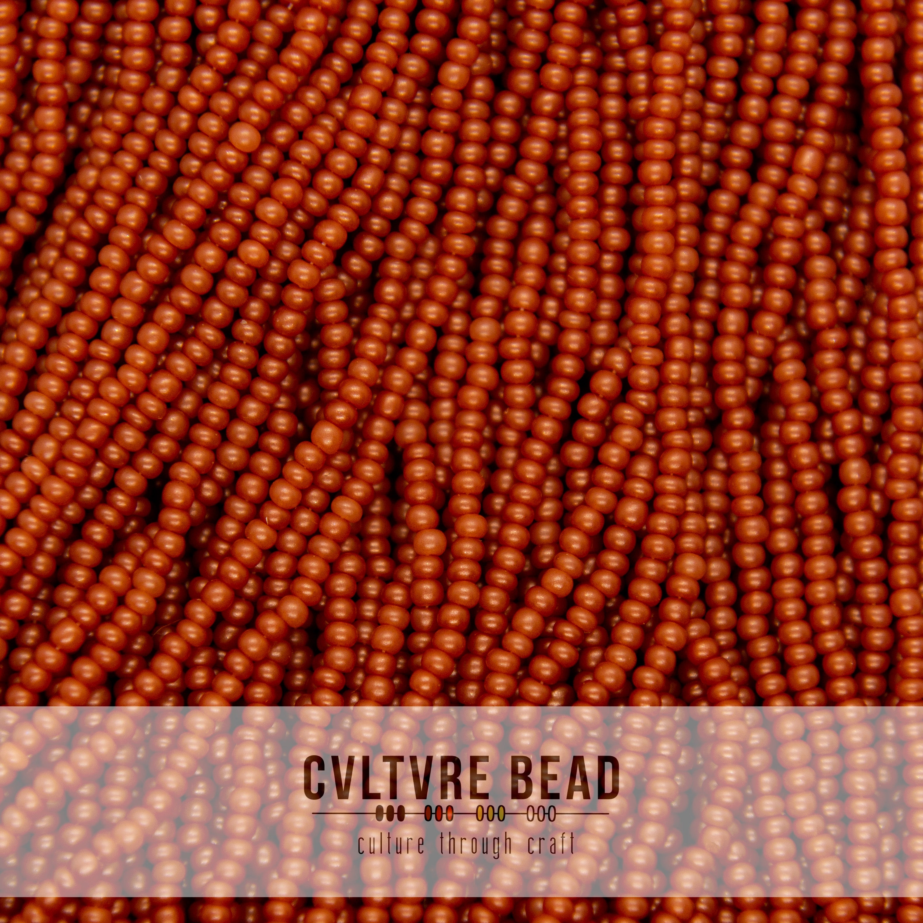 Czech Seed Bead 10/0 Light Brown Op. Matte Pearl - 1 Hank